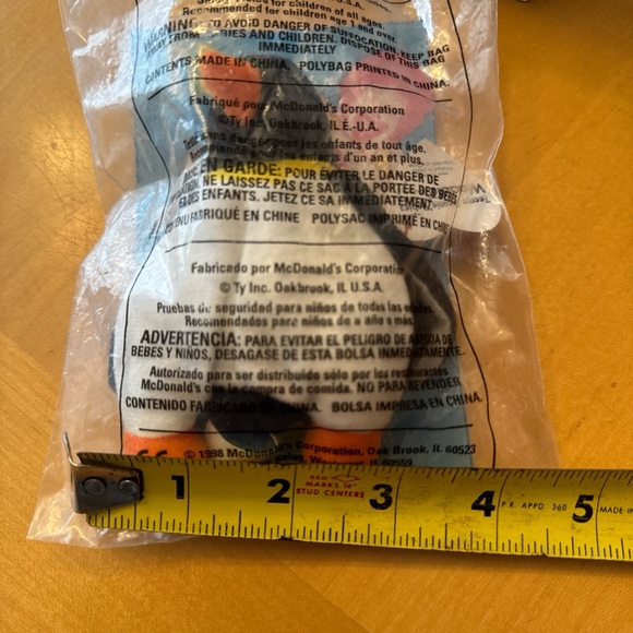 McDonald's Blue and Red Toy Packaging - Picture 4 of 6